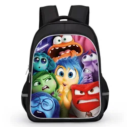 Kawaii New Inside Out 2 Plecak Cartoon Anime Print Student School Bag Cute Anxiety Sadness Anger Travel Storage Bag