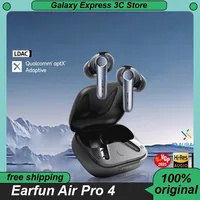 Earfun Air Pro 4 Wireless Earphones LDAC Lossless Sound Quality Active Noise Reduction Earbuds Custom In Ear Waterproof Earbuds