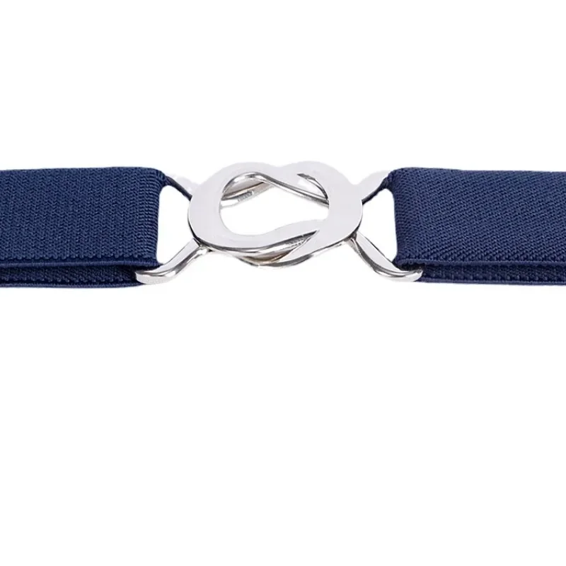 Adjustable Elastic Stretch Belt Invisible Belt for Women Girls Jeans Pants Dress,2.5cm Wide Metal Ring Buckle,No Hassle,No Bugle image 5