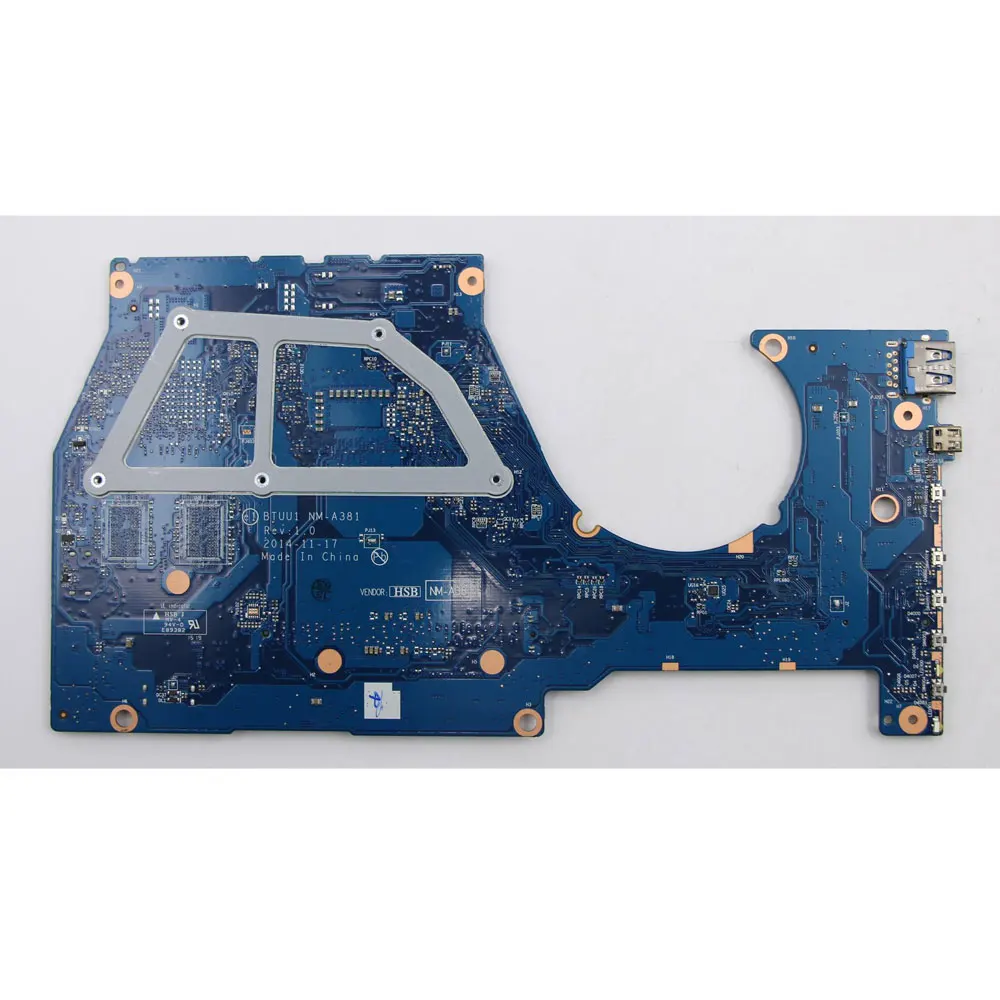 I7-5500 I5-5200 I3-5005 2G with GPU UMA MB FOR Lenovo Yoga 3-1470 80JH Yoga 3 14 Original Laptop Motherboard NM-A381