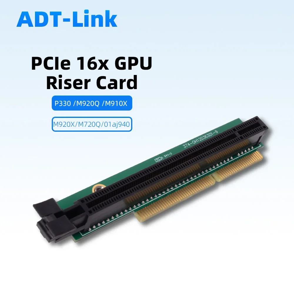 M920x M720Q Adapter Board P330 M910X P350 M90Q Adapter Card GPU Network / Graphics Card 01A J940 Tiny4/5/6/8 Version Riser Card