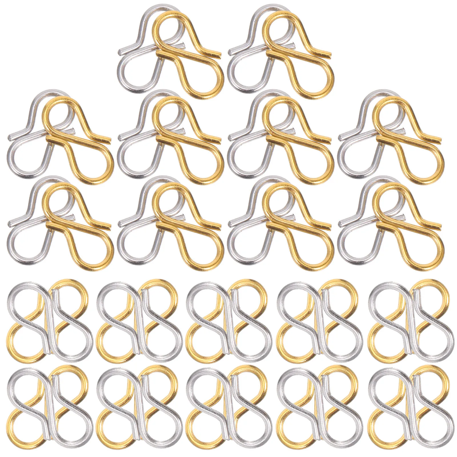 

40pcs S Hooks Stainless Steel Jewelry Making Bracelet Necklace Supplies Clasps Connectors Diy Jewelry Making DIY