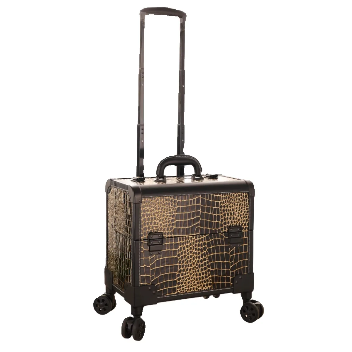 Professionele make-upkoffer Trolley Make-upartiest Draagbare grote capaciteit Bagage Nail Art Tattoo Koffer Make-uptas met wiel