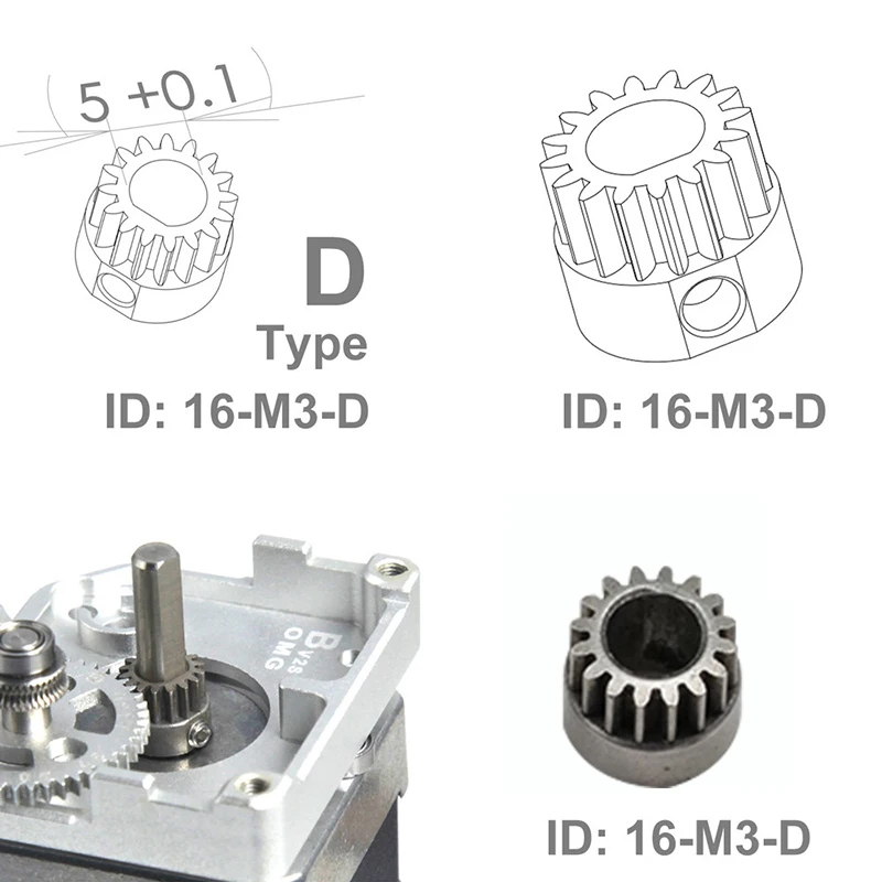 Imagem -06 - Omg 3d Pinter Todo o Metal Alumínio Extrusora Direta Dupla Unidade Bowden para Ender Atualizado Orbitador Titan Aero Mk8 h2 v6