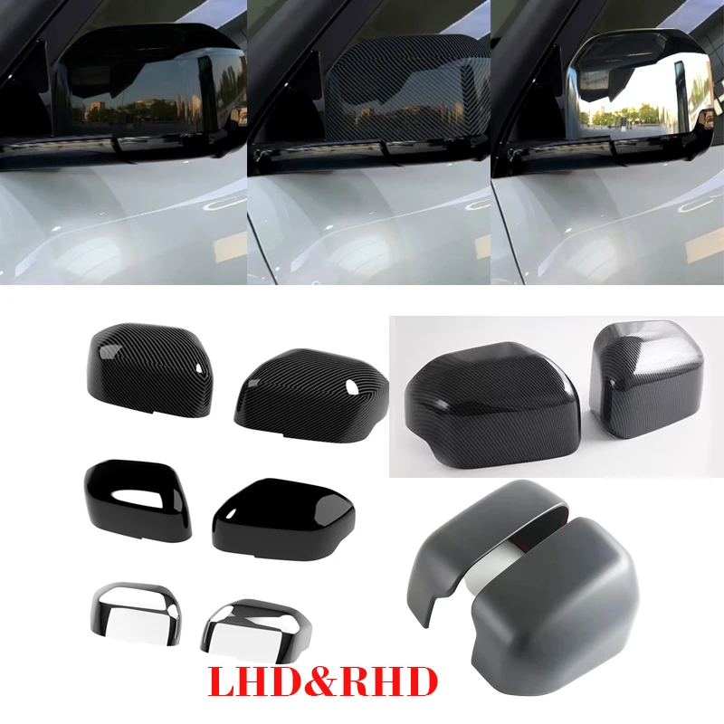 

RHD LHD For BYD SHARK 6 2024 2025 ABS Black Rearview Mirror Cover Side Mirror Sticker Protector Trim Styling Car Accessories