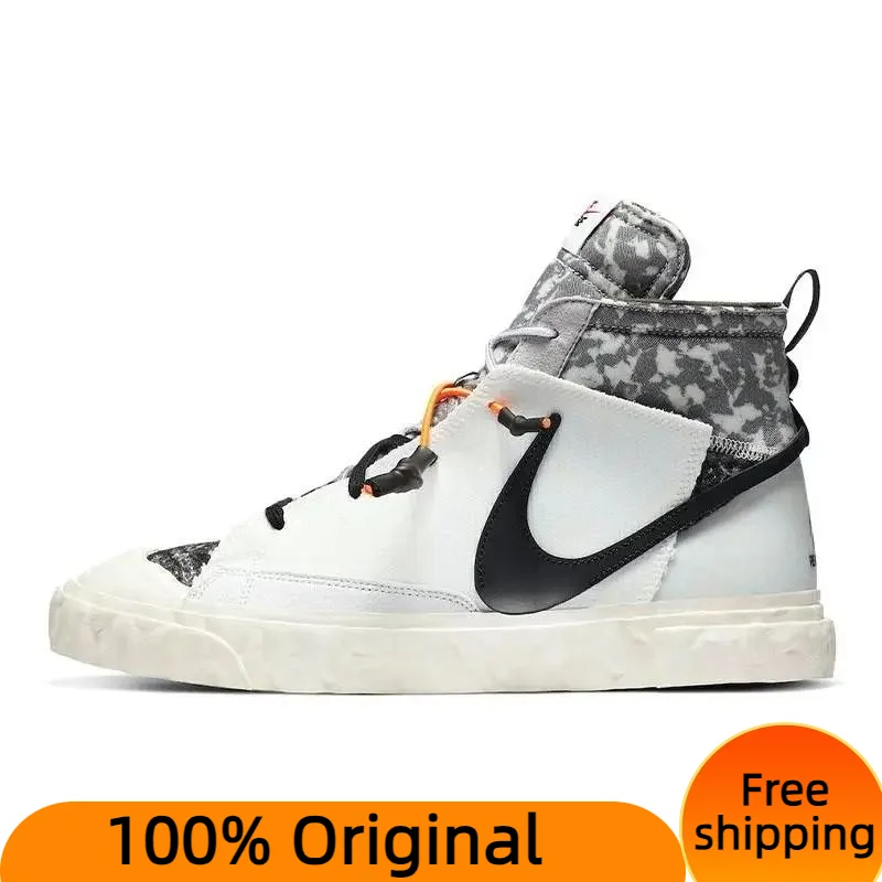  READYMADE X Nike Blazer Mid White Camo Sneakers shoes CZ3589-100