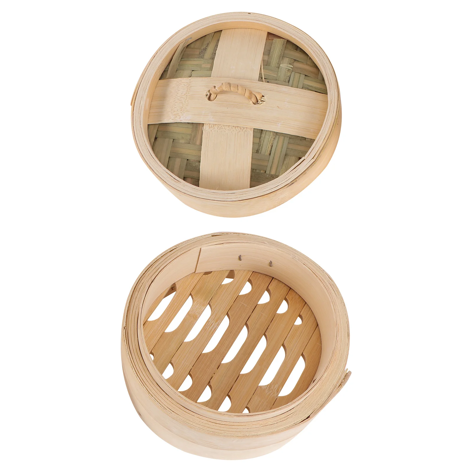 

1 set 1 Set Bamboo Basket Reusable Food Kitchen Supplies Multi-Functional Household For Rice Eggs Potatoes Corn Cooking