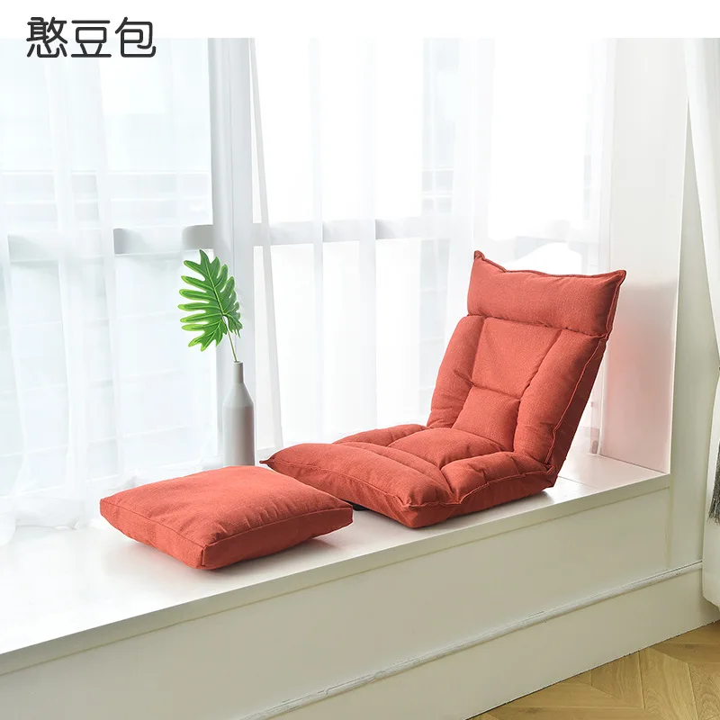 Sofá Lazy Bean Bag Tatami plegable individual para balcón, ventana de Bahía, cama, silla de ordenador en el suelo, cojín, almohada de suelo