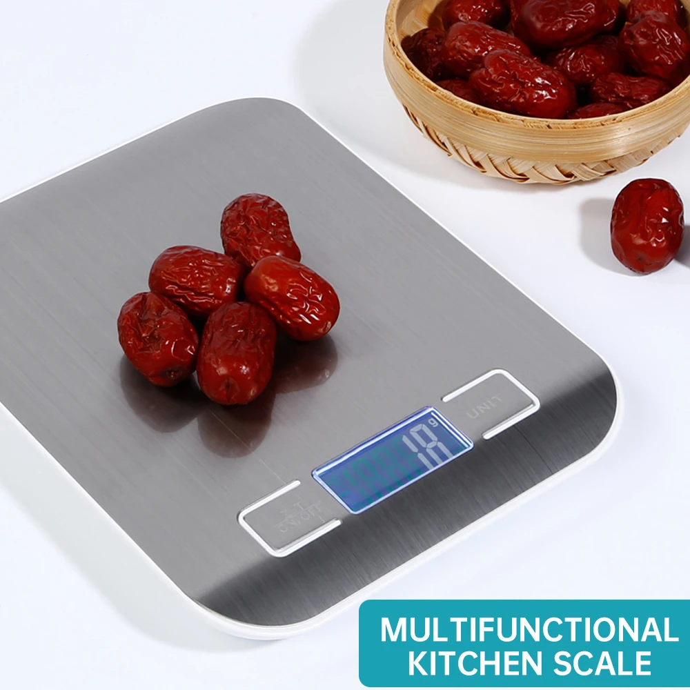 Scala digitale da cucina 5/10KG Bilancia da cucina ad alta precisione Bilancia da caff￨ Bilancia elettronica Gioielli Baking Weight Digital Scale