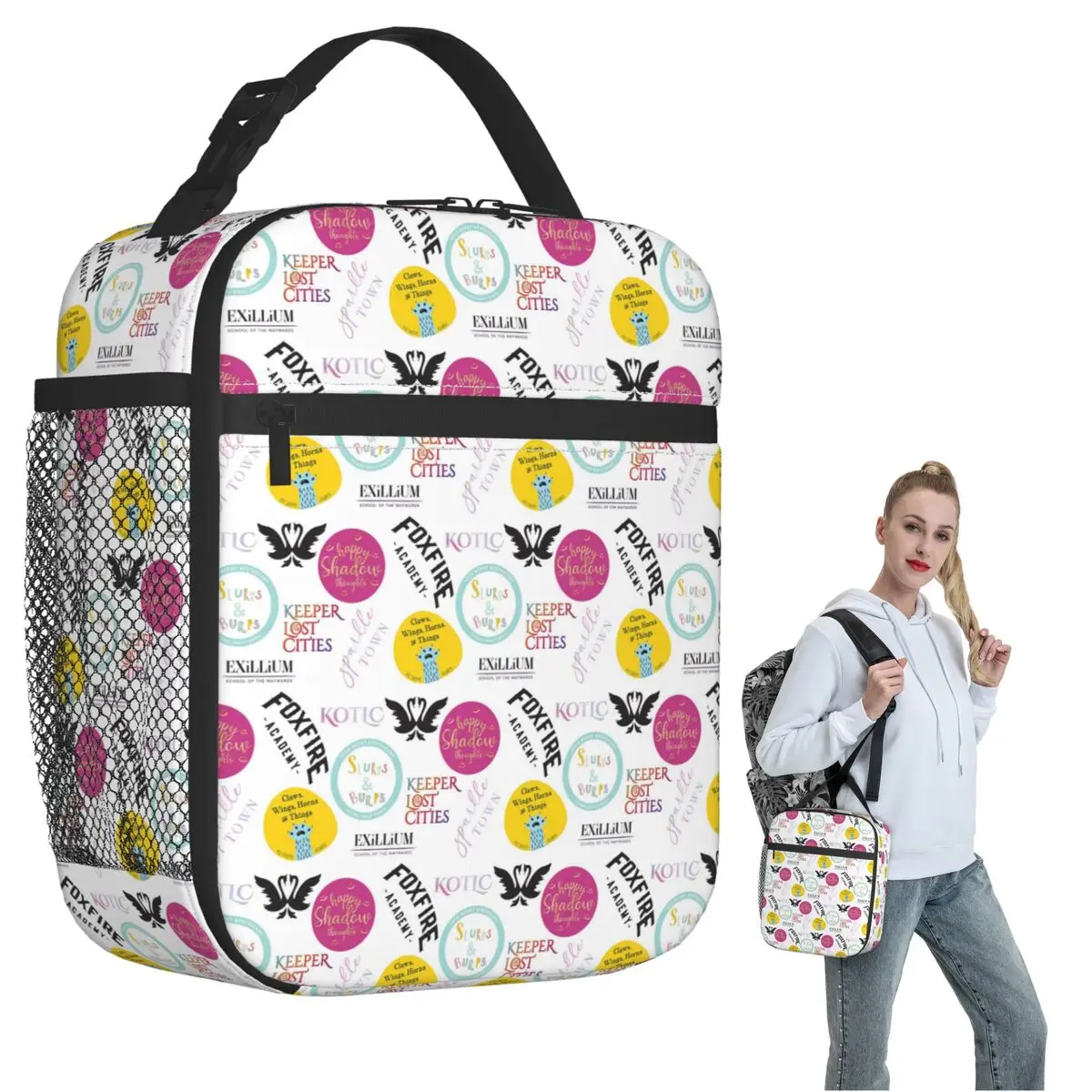 

Изолированная сумка для обеда Keeper Of The Lost Cities для женщин и детей, герметичные коробки для еды, термосумка для обеда