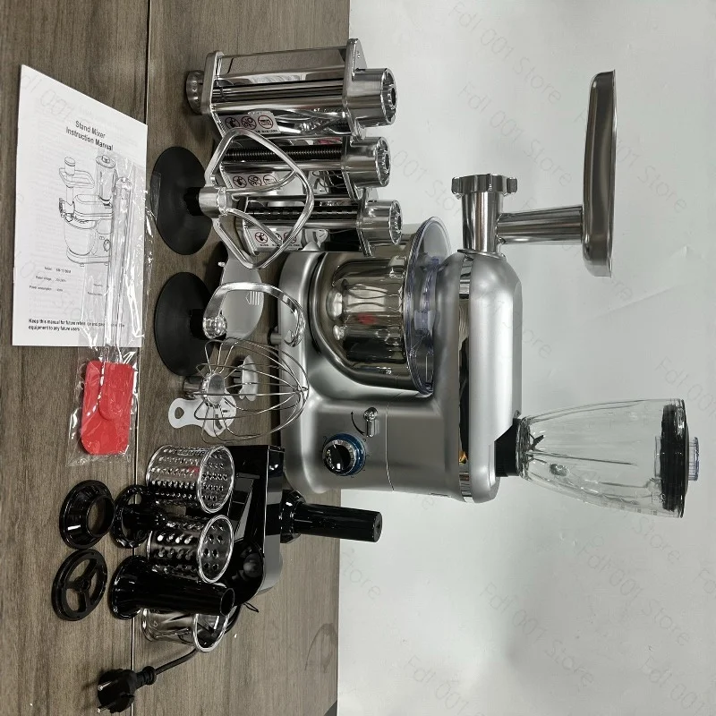 Household 5.5L multifunctional chef machine 5-in-1 dough kneader foodmixers dough machine cooking machine