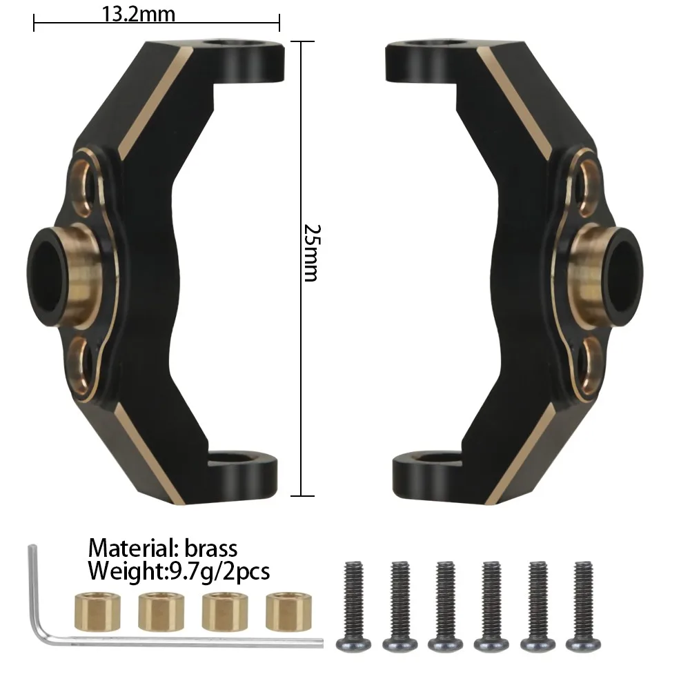 Servo Arm/connecting Rod/steering Cup/seat/axle Cover/servo Bracket/counterweight For 1/18 Trx4m Bronco Defender Rc Crawler Car