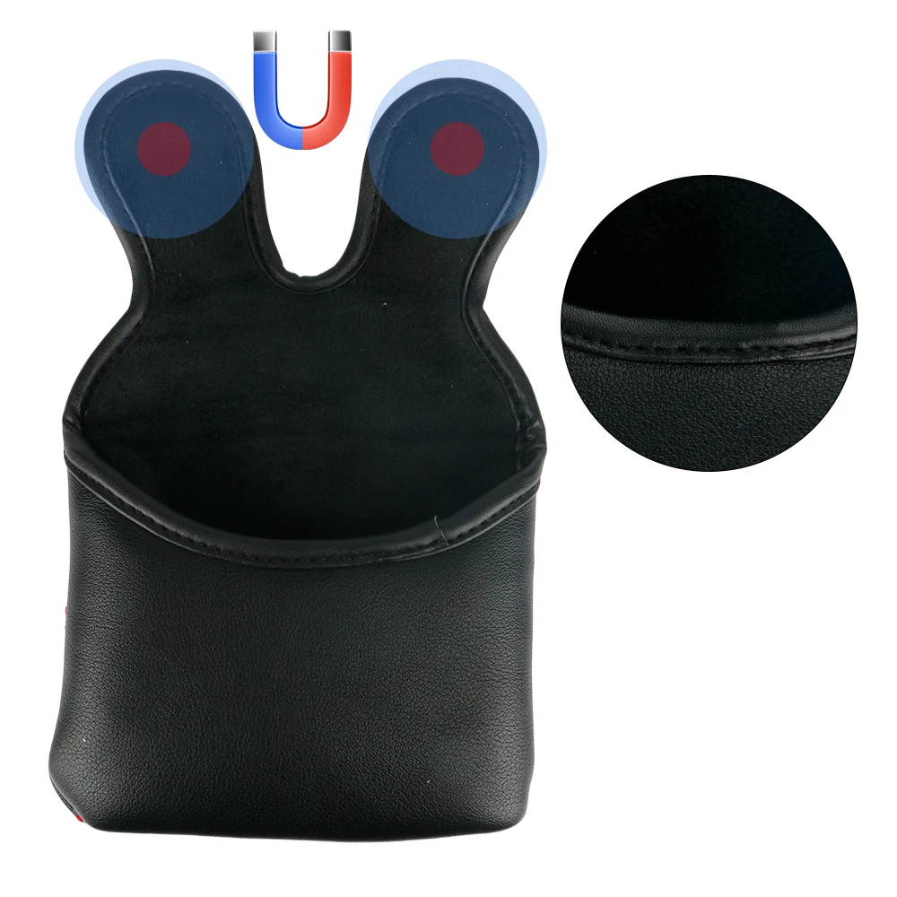 Spider Design Golf Mallet Putter Headcover, Premium PU Leather Club Cover, Magnetic Closure Waterproof Sleeve, Golf Accessories view 5