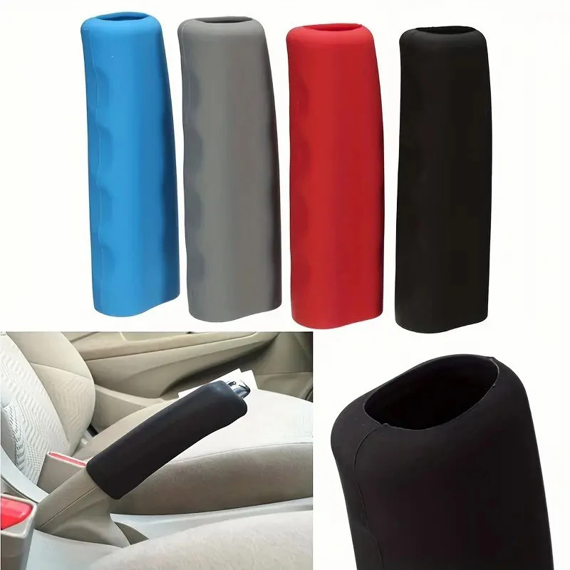 

Hand Brake Set Universal Car Handbrake Sleeve Silicone Gel Cover Anti-Skid Auto Parking Brake