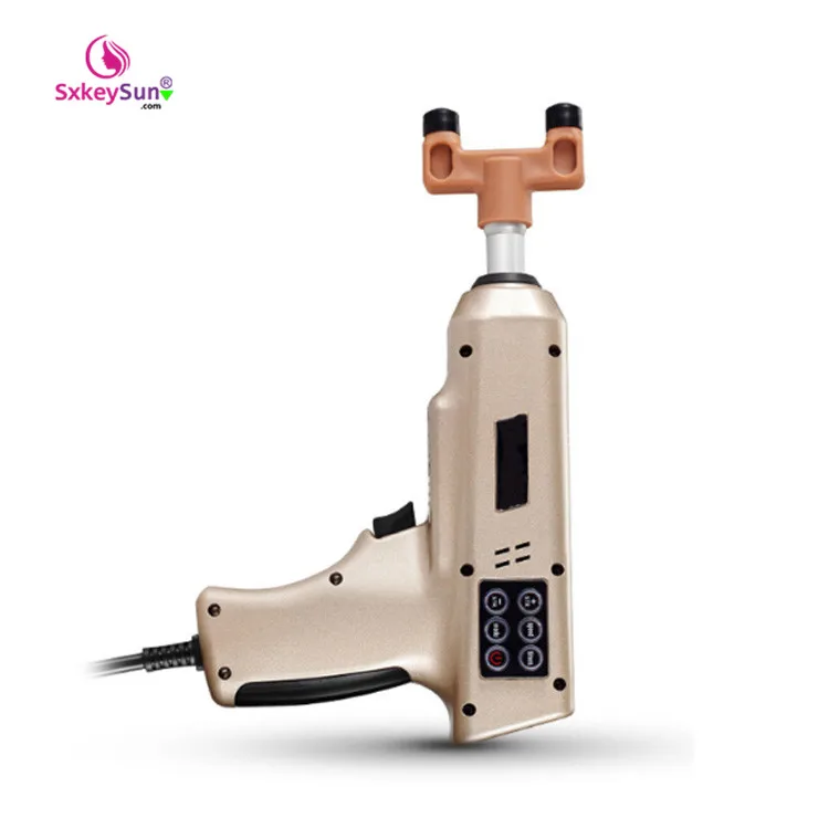 rectangular amplitude lcd display percussive vibration therapy deep tissue massage gun