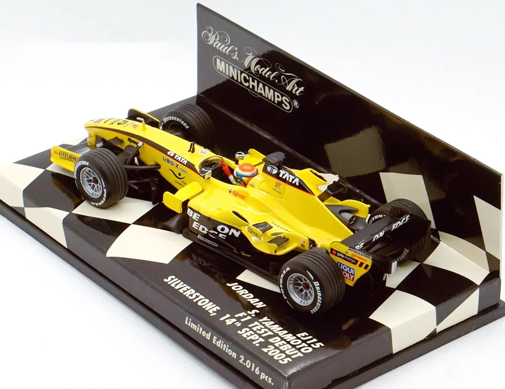 Minichamps 1:43 F1 Jordan EJ15 Yamamoto Sakon 2005 Simulation Limited Edition Resin Metal Static Car Model Toy Gift