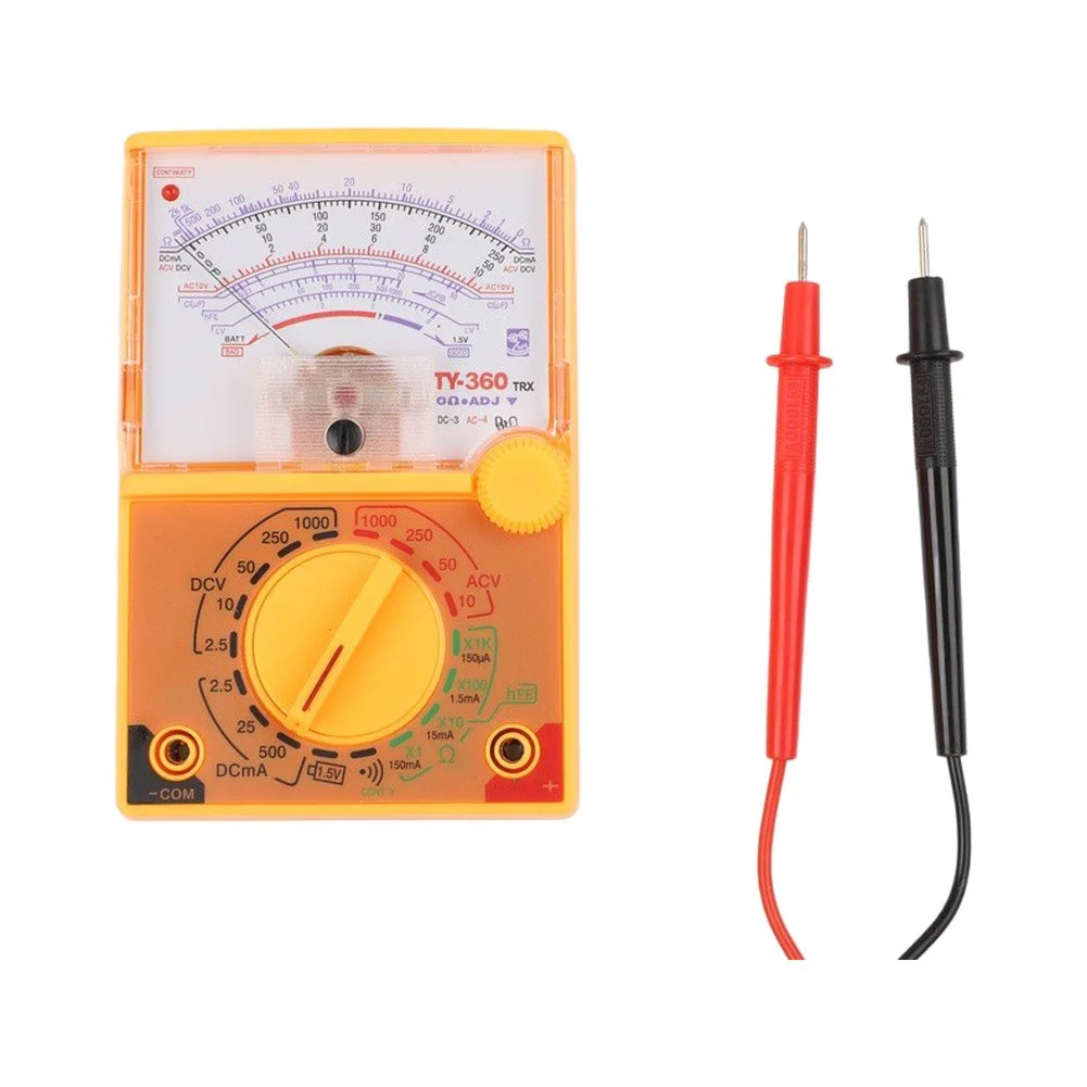 YX-360TR Practical Analog Electrical Tester for Circuit Analysis Component Evaluation and for educational Demonstrations