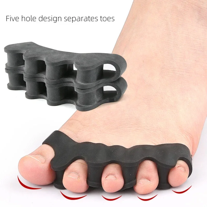 1Pairs Toe Separators Thumb Valgus Bunion Adjuster Gel Splitter Hammer Corrector Protector Foot Pain Relief Silicone Straighten