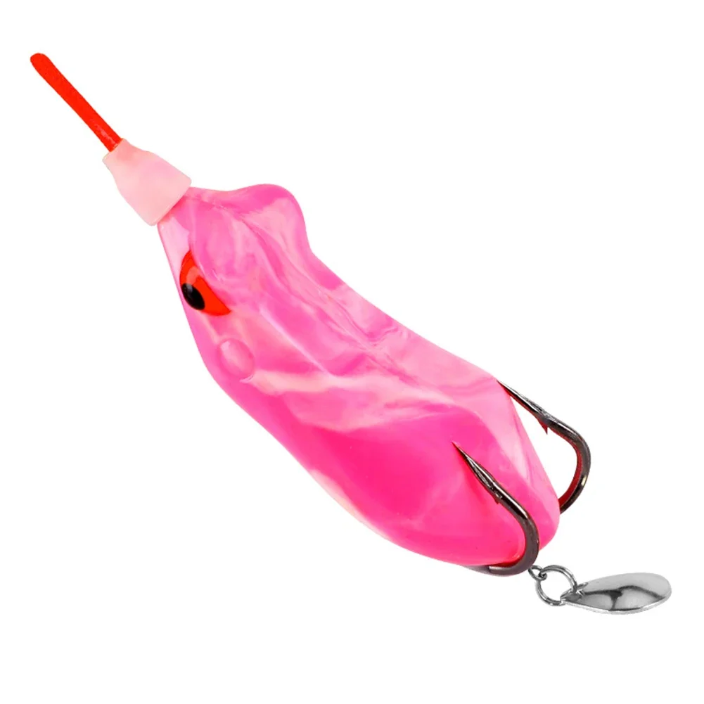 

Искусственные приманки Рыболовная приманка Двойной пропеллер Лягушка Мягкие приманки Приманка Легкая смола Износостойкая Практичная