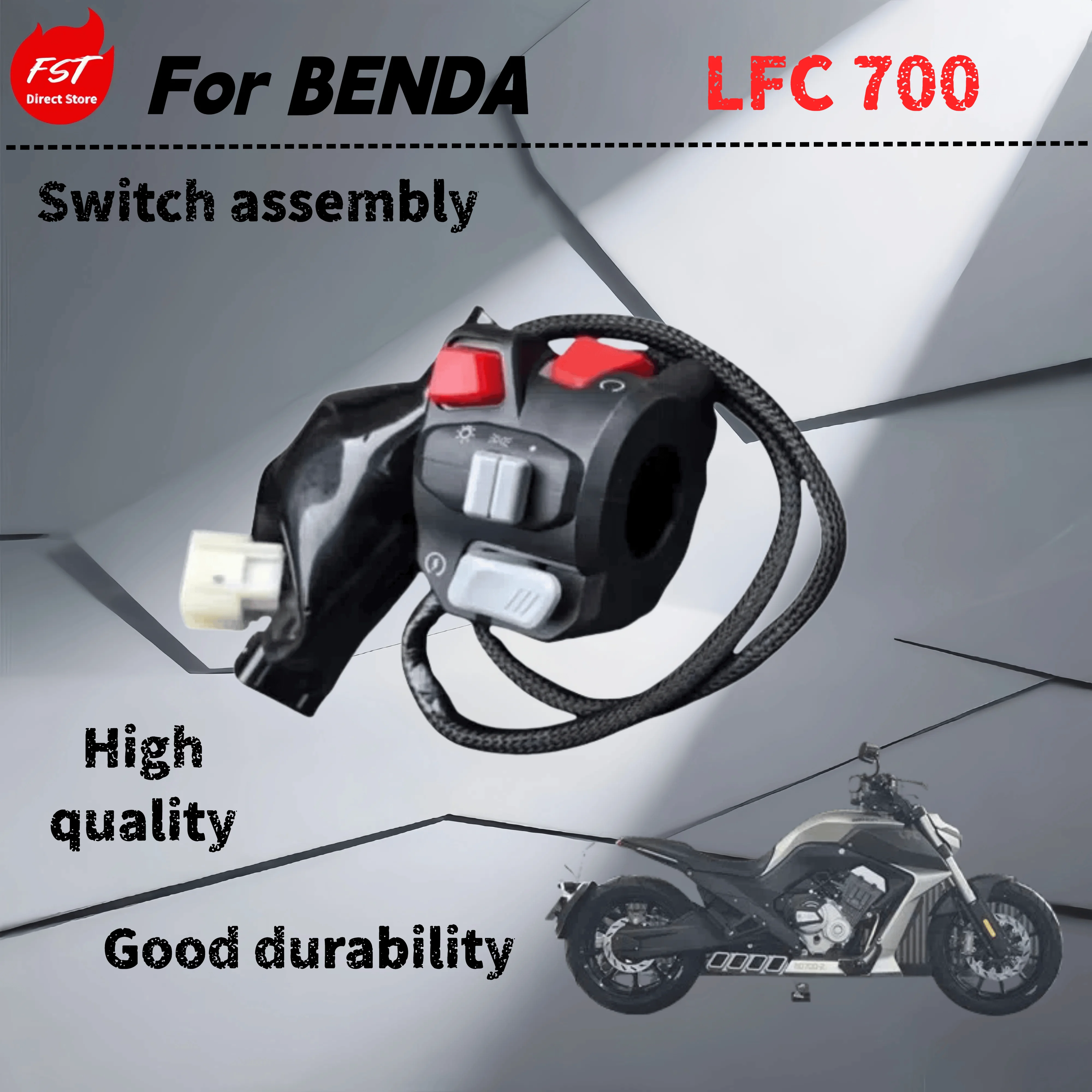

For Benda LFC 700 left and right switch assembly handle power control button assembly gate handle accessories