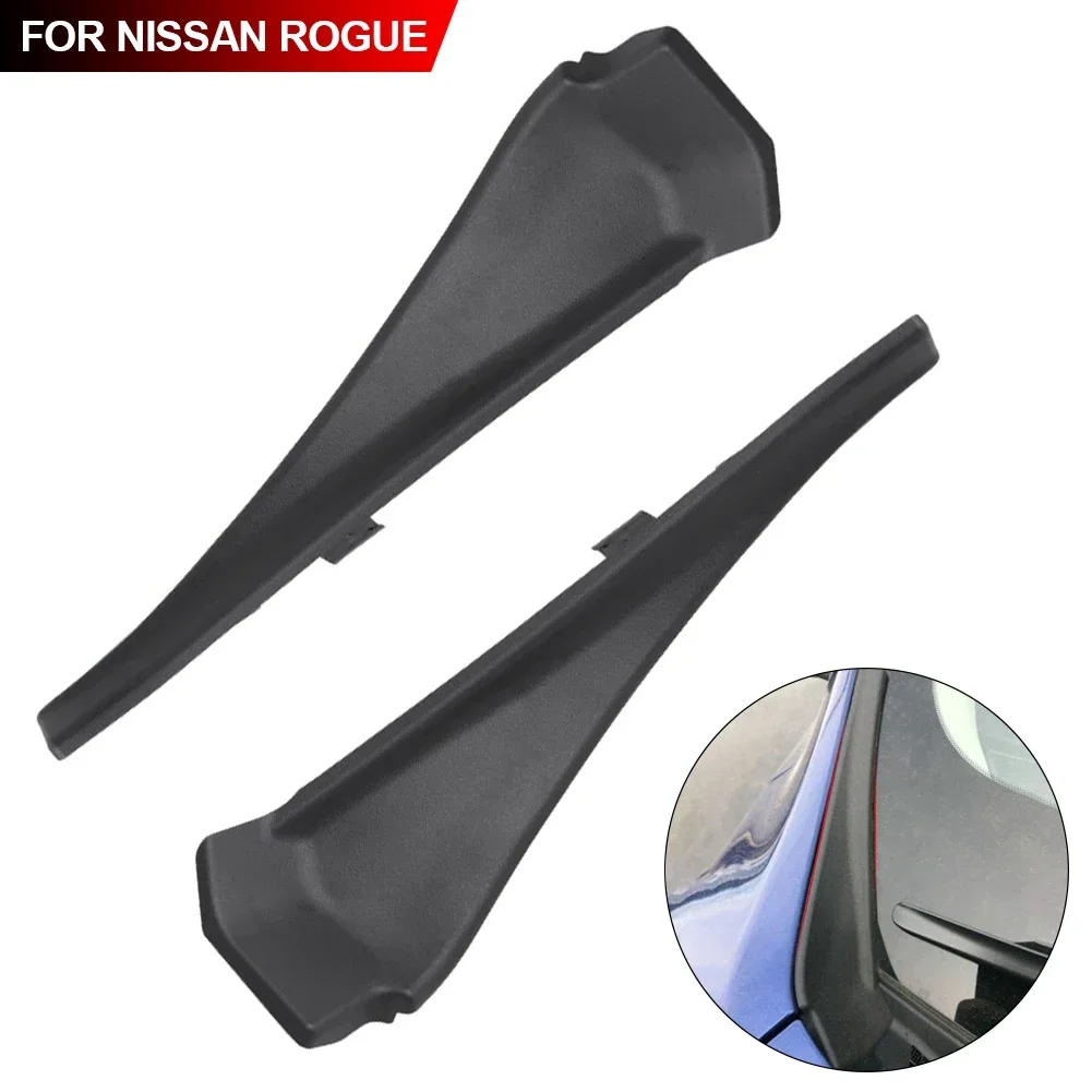 Car Front Windshield Wiper Arm Cowl Side Trim Lid Windscreen Hinge Cover For Nissan X-Trail Xtrail T32 Rogue 66894-4CL0A