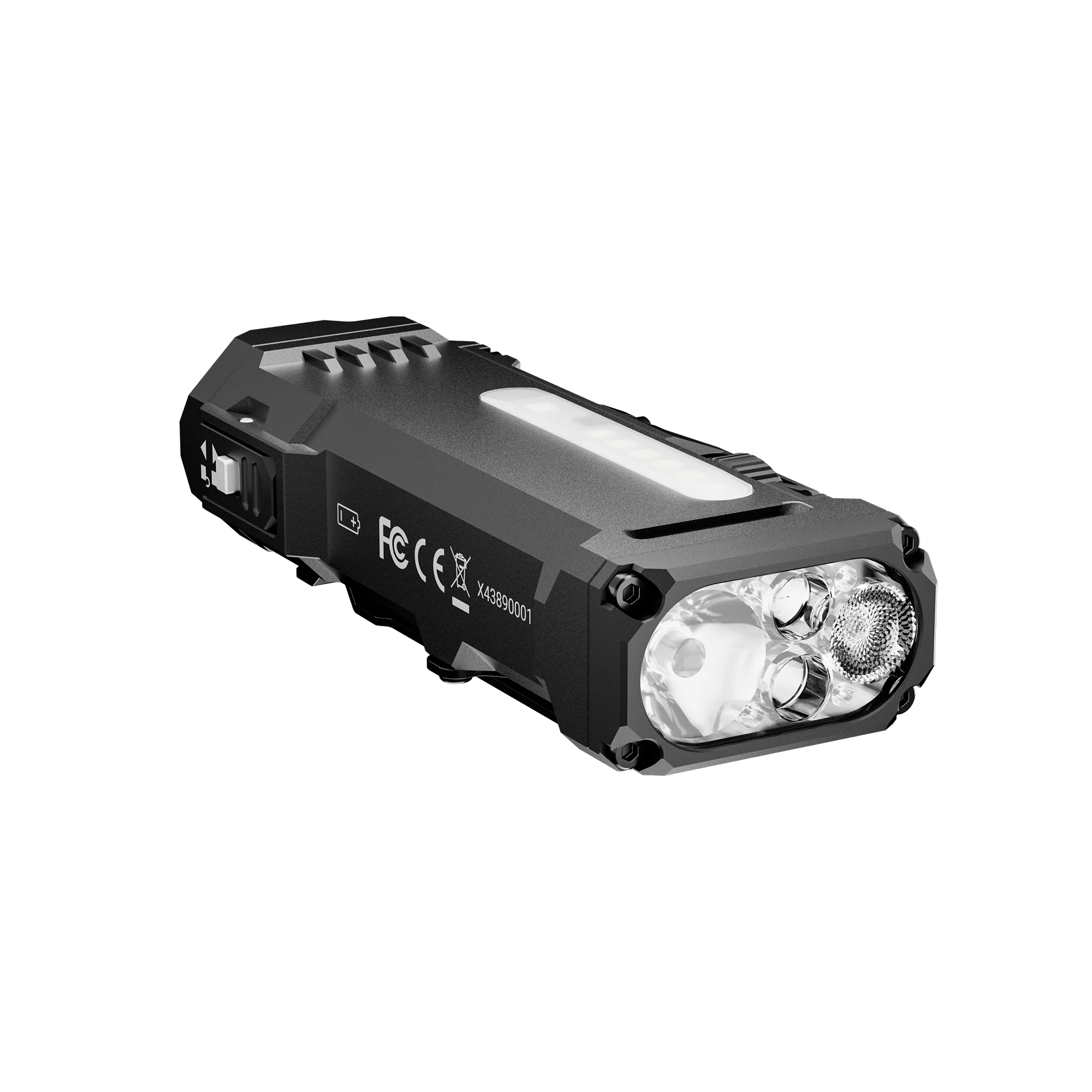Linterna EDC portátil X4 WUBEN EDC 1500 lúmenes. USB-C recargable, luz blanca+RGB, incluye batería