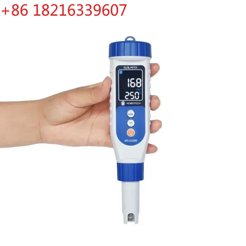 YAO 2 in 1 Pen Type Dissolved Ozone Meter 0-20mg/L Portable Residual Chlorine Detector CL O3 Ozone Detector Water Dissolved