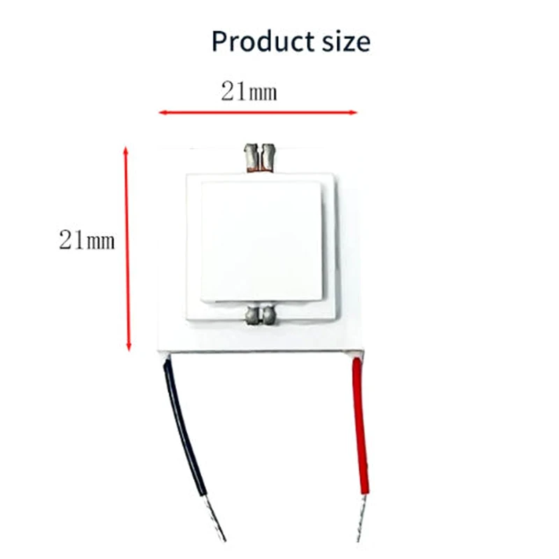 Three‑Stage Peltier Module TEC3‑16806 104℃ Temperature Difference Special for Dew‑Point Meter 200℃ Temperature Resistance 21x21