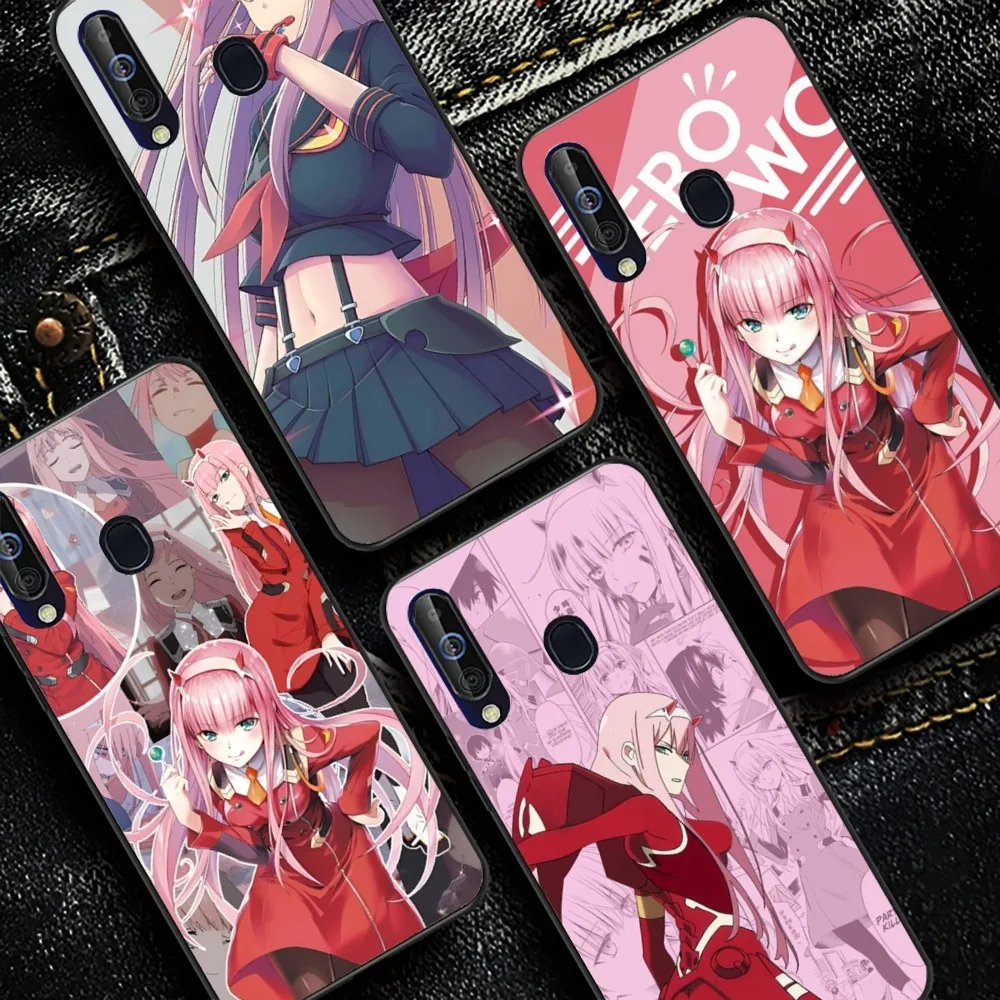 Cheerful Zero Two Phone Case For Samsung A 13 21 30 31 32 51 52 53 70 for Huawei Honor 50 60 70 for OPPO vivo