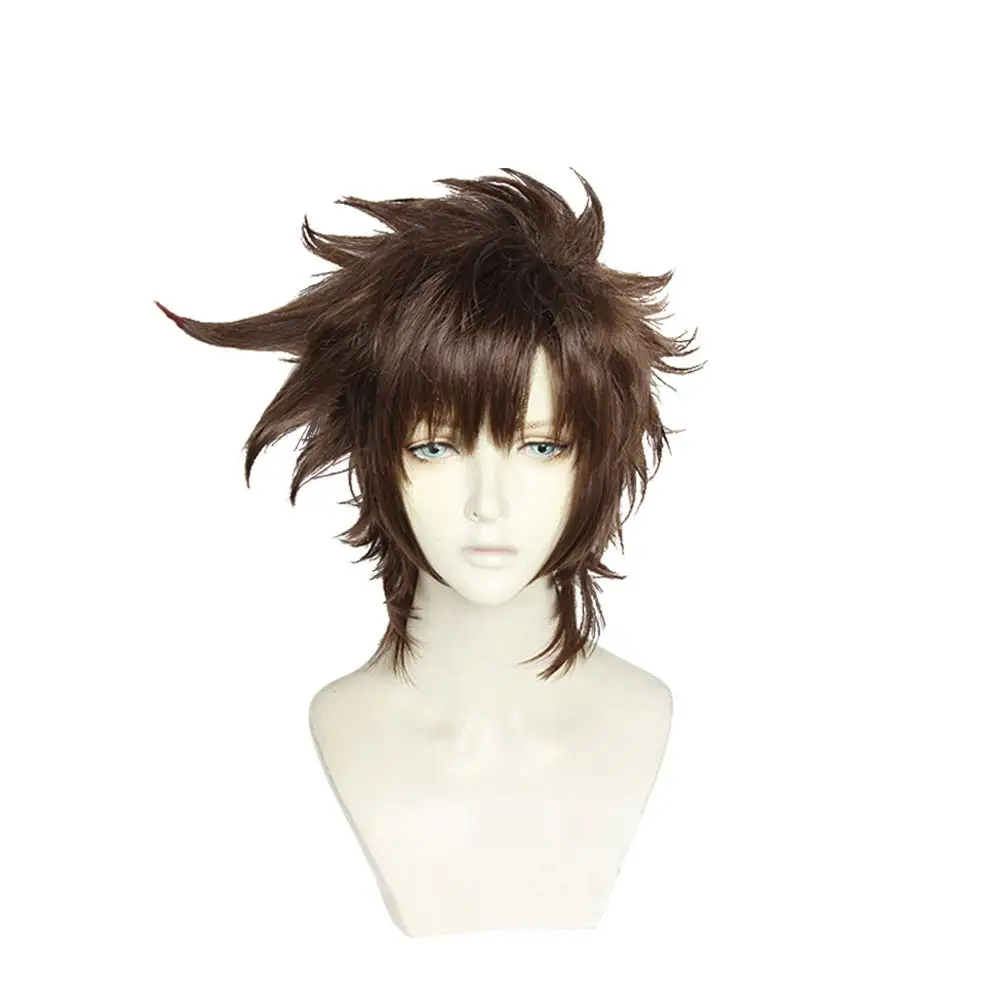 Brown Short hair Anime Cosplay Wig - Magic Character Wigs  Cosplay Wigs Light Brown Anime Wig
