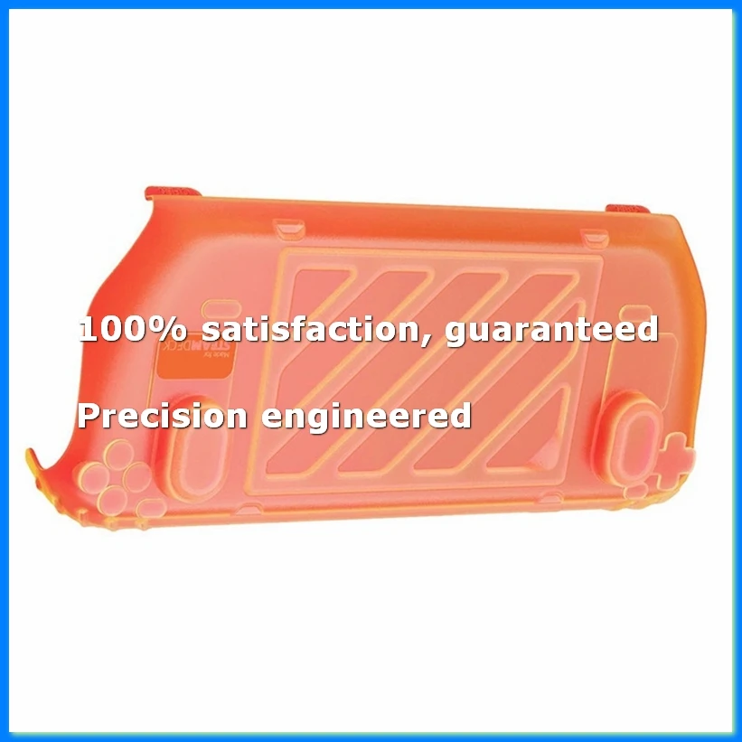 HardShell Protective Case for LCD/OLED Front Cover Portable Protective Case Enhanced Gaming Experience Orange-AC17