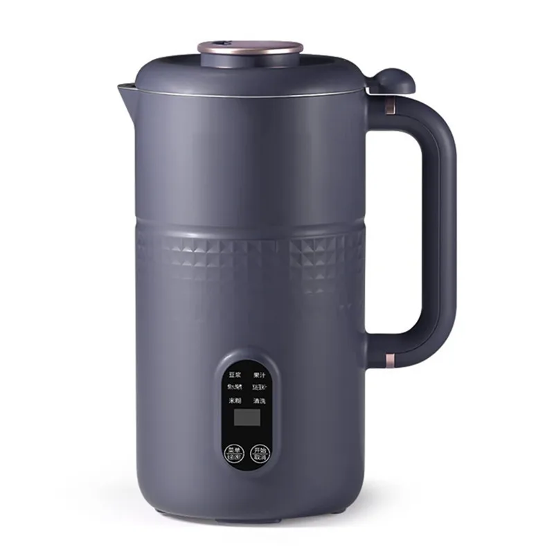 เครื่องคั้นน้ำผลไม้ไฟฟ้าขนาดเล็ก220V เครื่องทำนมถั่วเหลืองอัตโนมัติขนาด600มล. เครื่องปั่นอาหารทารกพร้อมฟังก์ชั่นให้ความร้อนเครื่องทำน้ำผลไม้