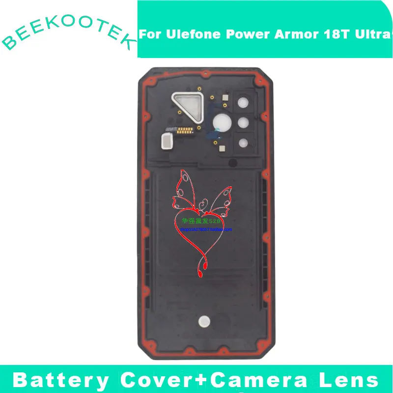 Original Ulefone Power Armor 18T Ultra Battery Cover With Rear Camera Lens Infrared Pass Filter Lens For Ulefone Power Armor 18T