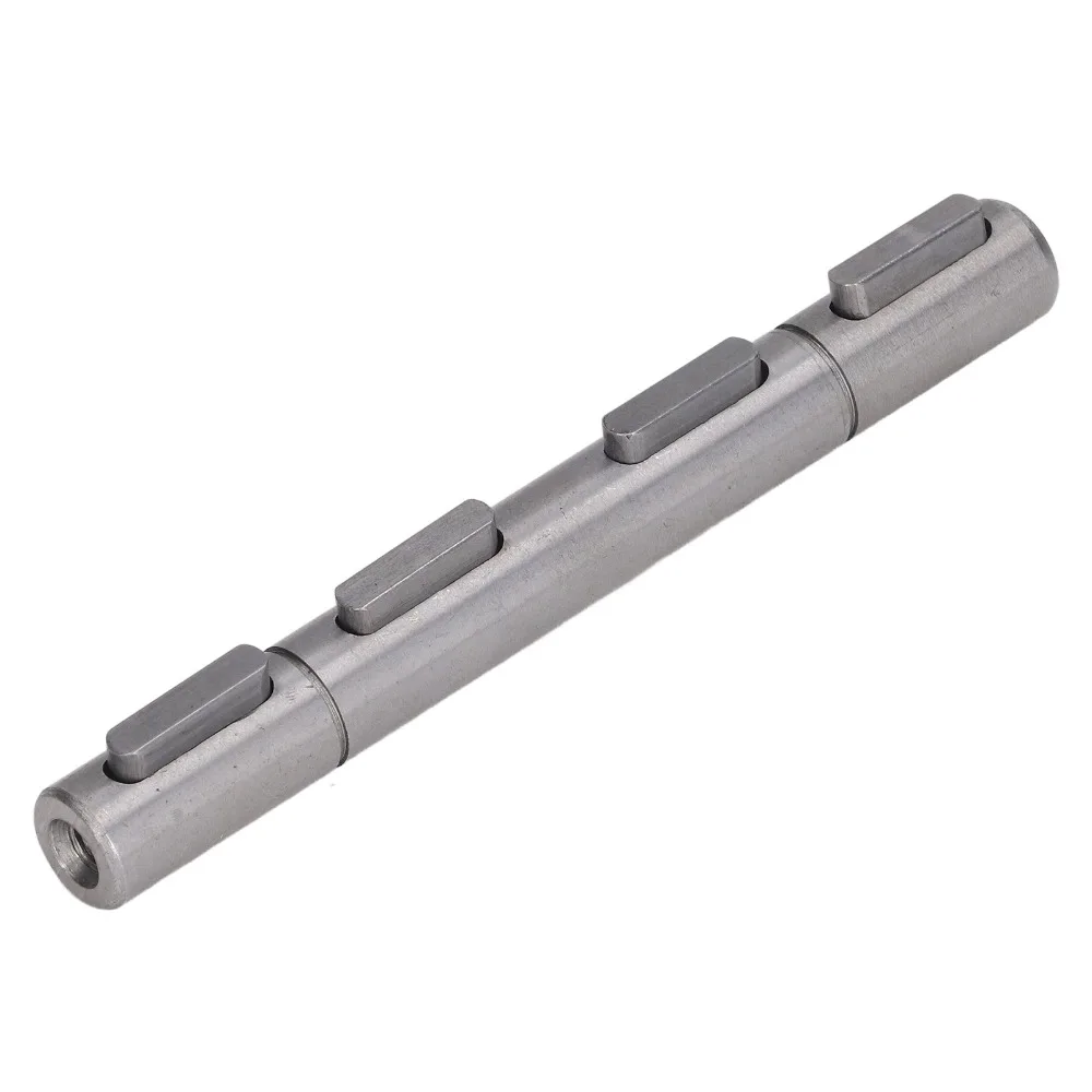 14mm Diameter Worm Reducer Shaft 128mm Length 0.55 Inch Diameter Dual Output Shaft Dual Output Design Large Bearing Capacity
