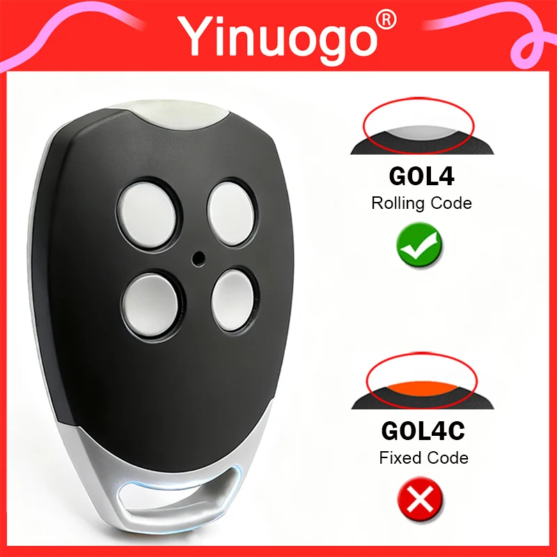 

Ditec GOL4 BIXLS2 BIXLP2 BIXLG4 433,92 МГц с подвижным кодом, пульт дистанционного управления для ворот, устройство открывания гаражных ворот, DITEC GOL4, пульт дистанционного управления