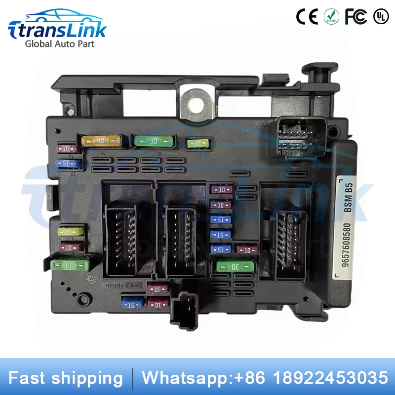 New Fuse Box Assembly Relay 9657608580 6500Y1 fit For Citroen C3 C5 C8 Xsara Picasso Peugeot 206 Cabrio 307 Cabrio 406 Coupe 807