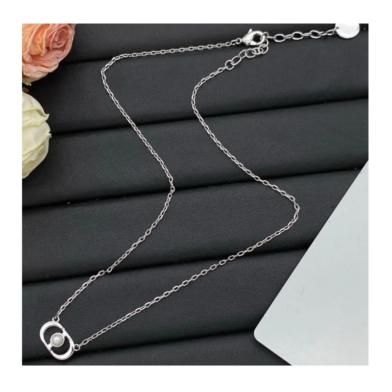

Necklace Female Same New Retro Letter Pig Nose Fashionable Versatile Light Luxury Temperament Necklace