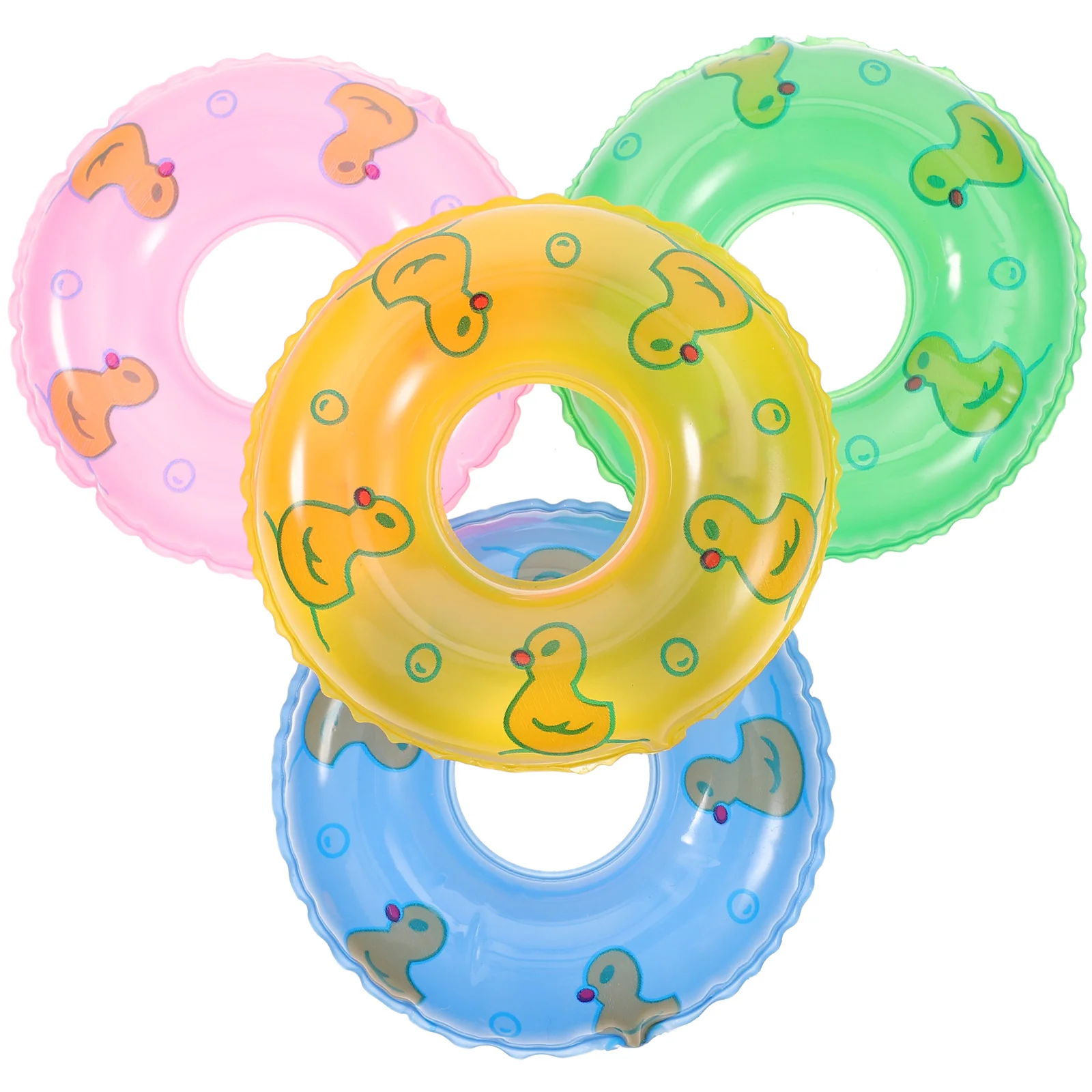 15 Pcs Mini Swim Ring Toy Rings for Girls Toys House Swimming Household Products Baby