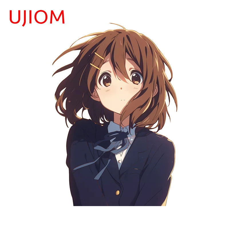 UJIOM for Cute Takanashi Rikka with Hirasawa Yui Wall Stickers Funny Walllpapers Decals Creative Kids Bedroom Accessories