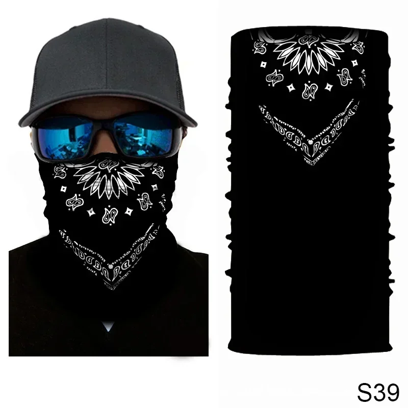 Fashion Cycling Face Mask Riding Scarf Breathable Seamless Neck Gaiter Women Bandana Headwear Headband Snood Ski Masks Balaclava