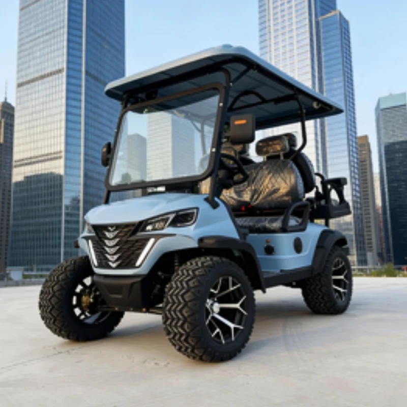 

Low Maintenance Cost Luxury Street Legal 2 4 6 Seater Golf Car Fast Delivery Off Road Electric Golf Cart 14-Inch Off-Road Tires