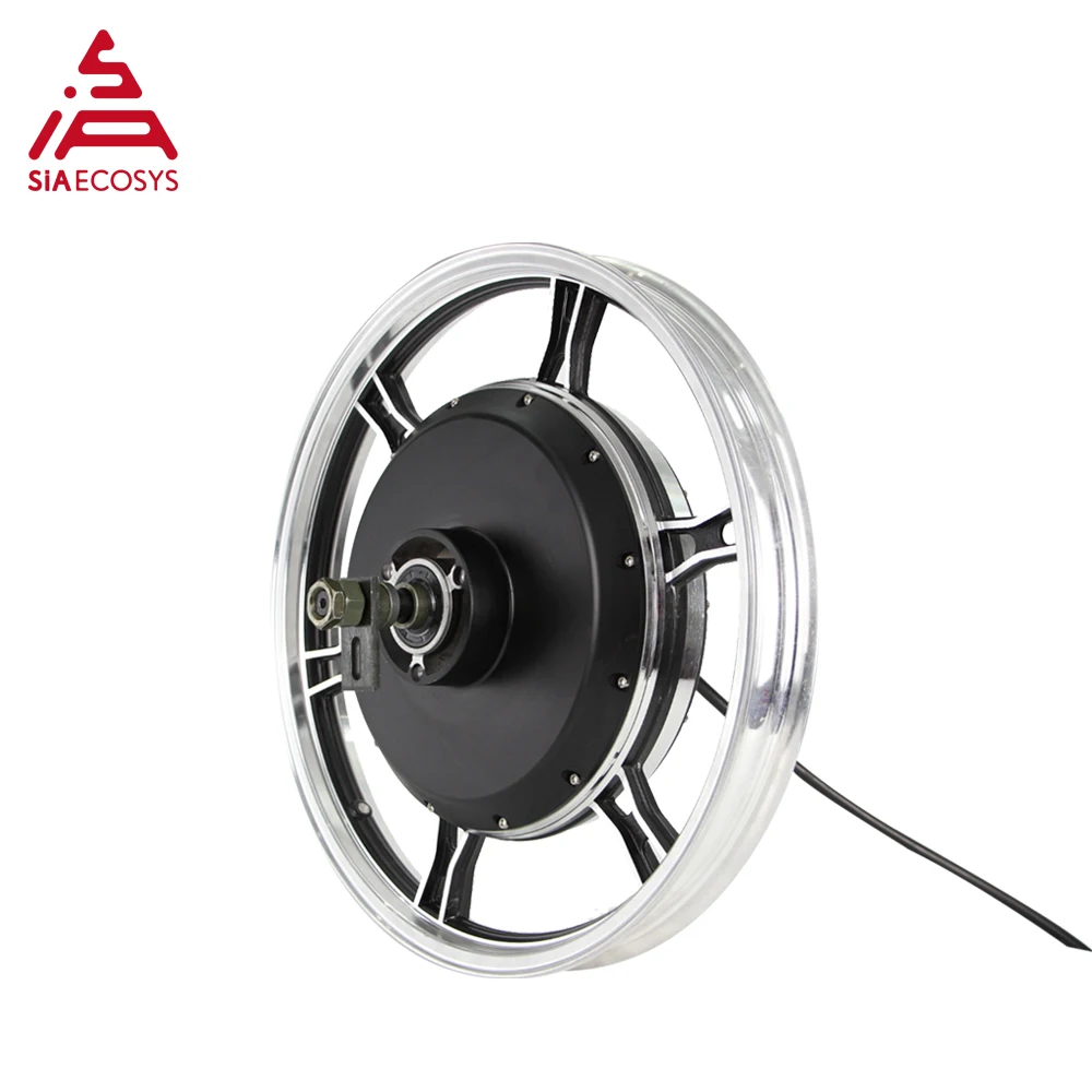 QS Motors 17x1.6inch Wheel Hub Motor 2000W 254 Hub Motor 72V 70kph for Electric Scooter Motorcycle Motor