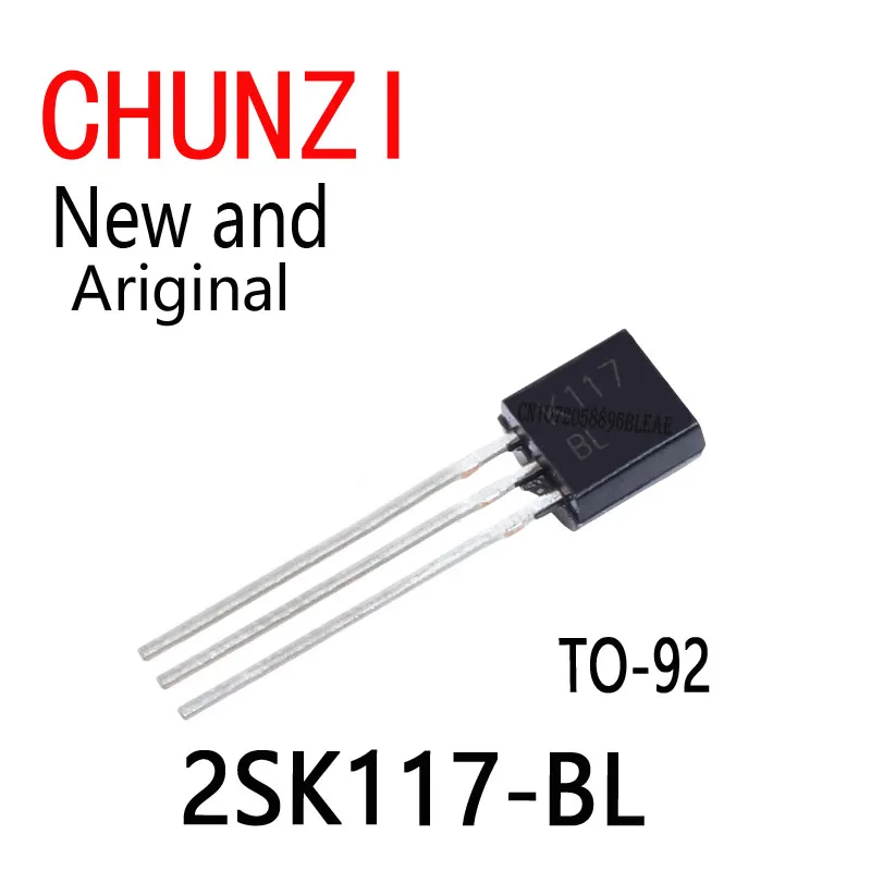 10Pcs New and Original Triode Transistor K117 2SK117 2SK117-BL TO-92 2SK117-GR