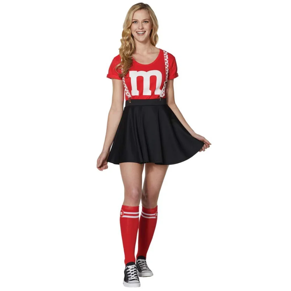 

High School Girl Glee Style Cosplay Uniform Adult Football Baby Cheerleader Costume M Aerobics Dance Cheerleading Costumes