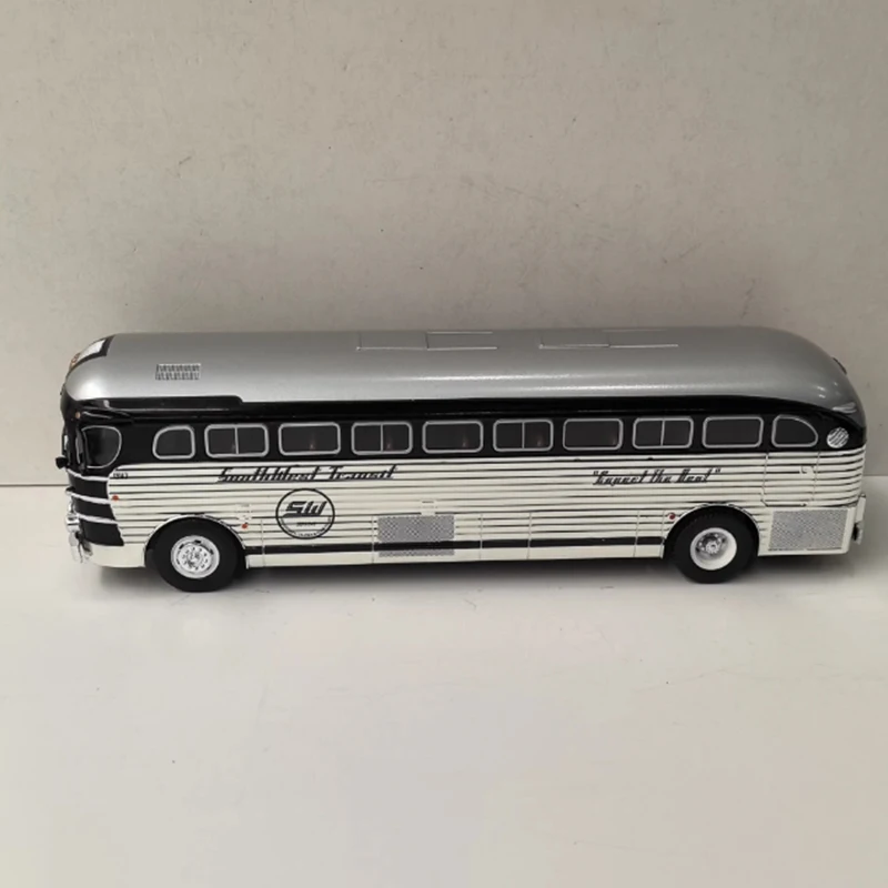 IR 1/43 Skala GM PD-4151 1948 Autobus Plastikowy i Stopowy Model Symulacyjny Samochodu Statyczny Kolekcjonerski Dekorowany Prezent na Święta Pamiątka Zabawka