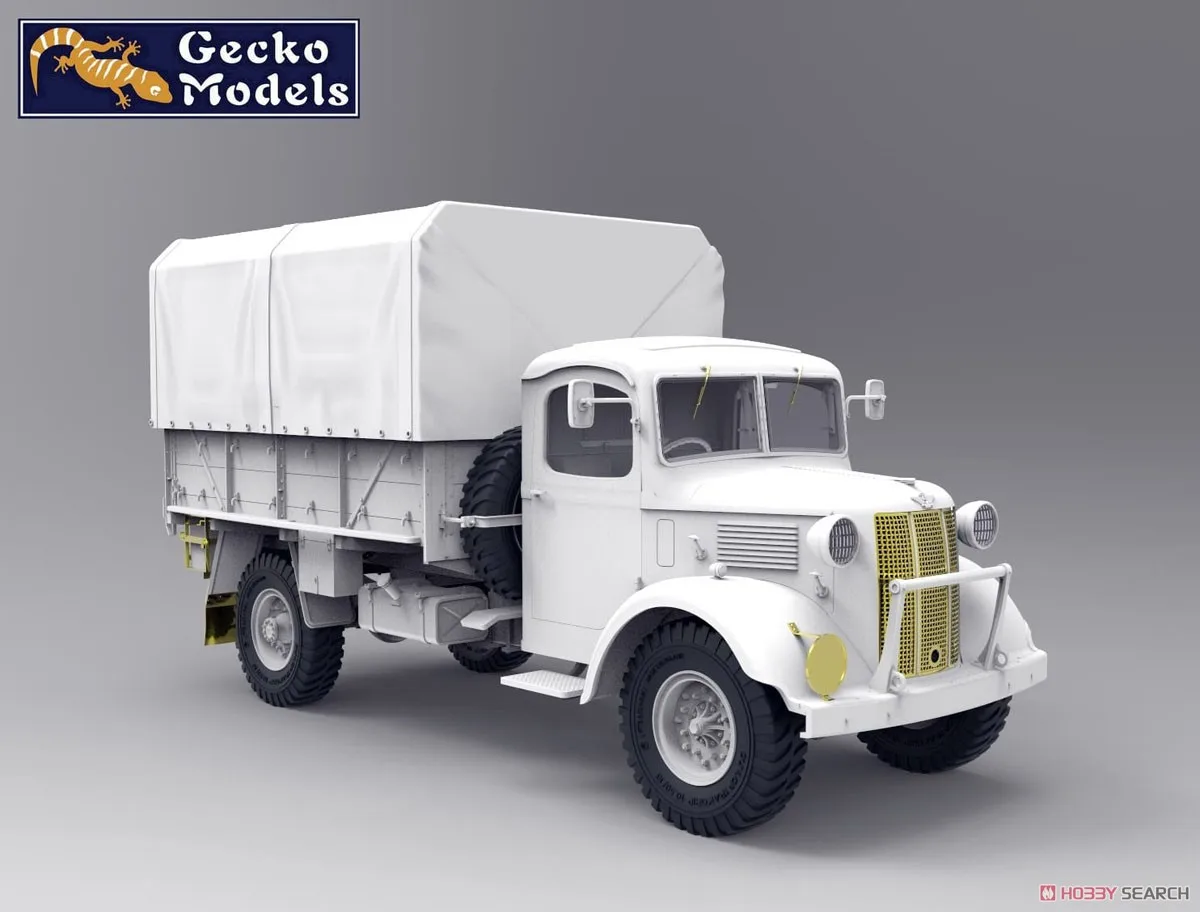Gecko 35GM0072 1/35 WWII British Army Closed Cab 30-cwt 4x2 GS Truck Car Vehicle Plastic Building Hobby Assembly Model Kit