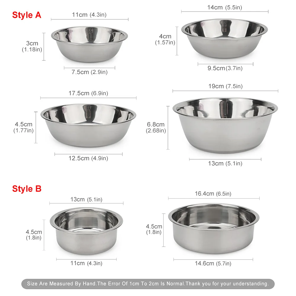 Stainless Steel Pet Feeding Bowl 5