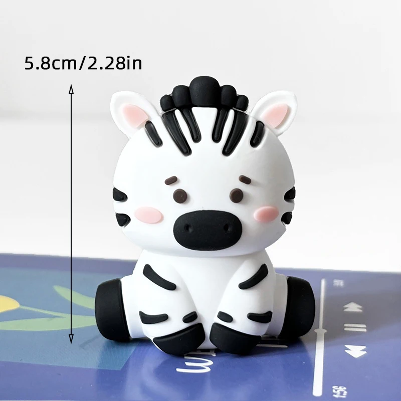 Entzückende Safari-Kuchenaufsätze, 3D-Löwe, Elefant, Giraffe, Affe für Dschungel-Geburtstagsfeier, Babyparty, Kinder, Wild One-Dekorationen – Detail 14