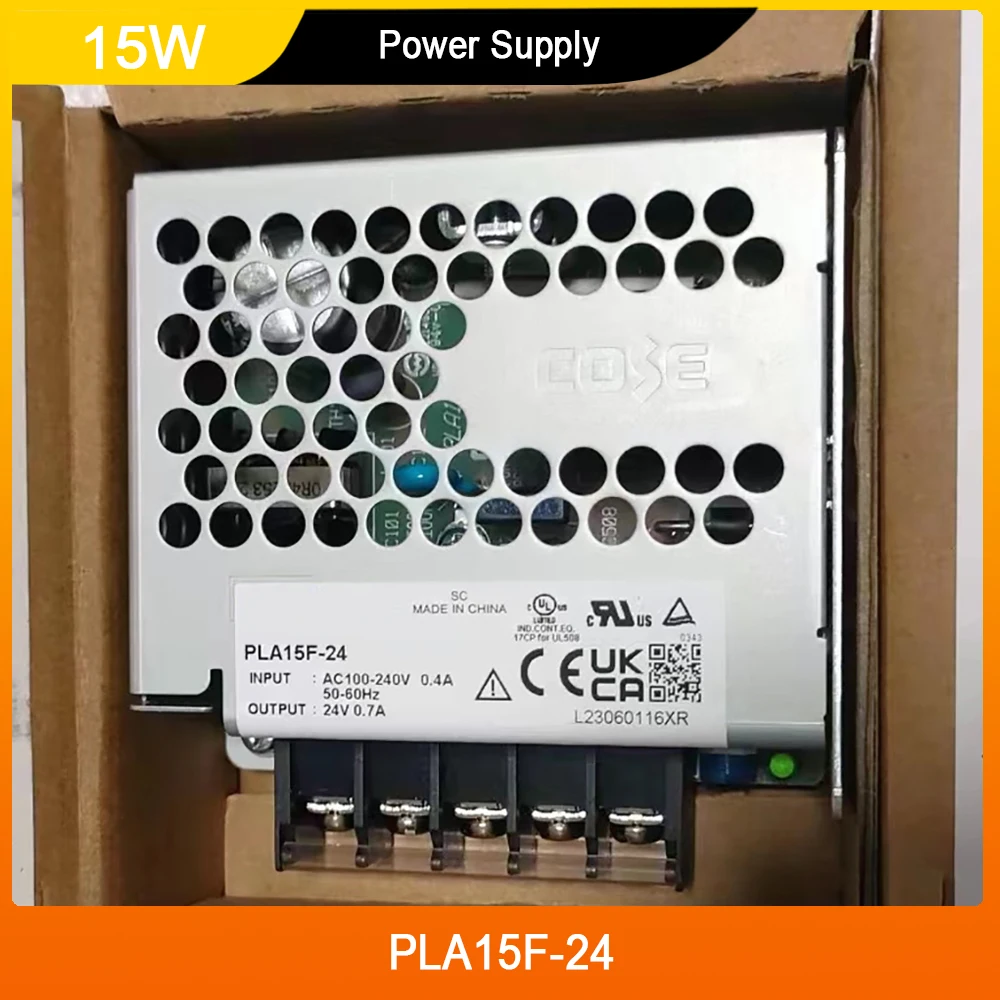 

For COSEL PLA15F-24 15W INPUT AC100-240V 50-60Hz 0.4A OUTPUT 24V 0.7A Elevator Switch Power Supply