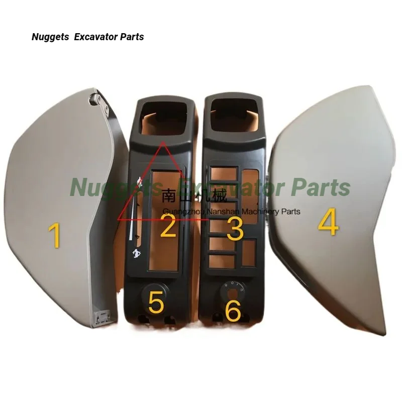 For Lonking SDLG60/665/6220 Control Handle Armrest Box Decorative Panel Operation Shell Excavator Accessories